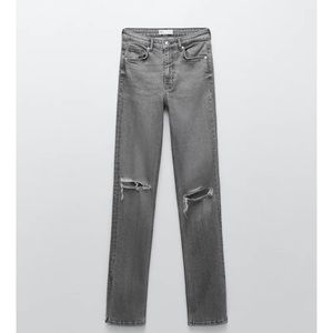 ZARA High Rise Full Length Jeans
